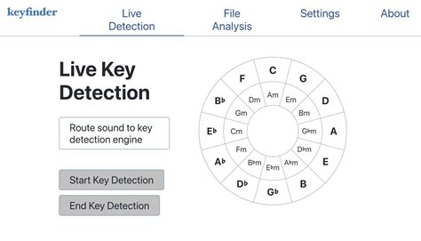 Song Key Finder .